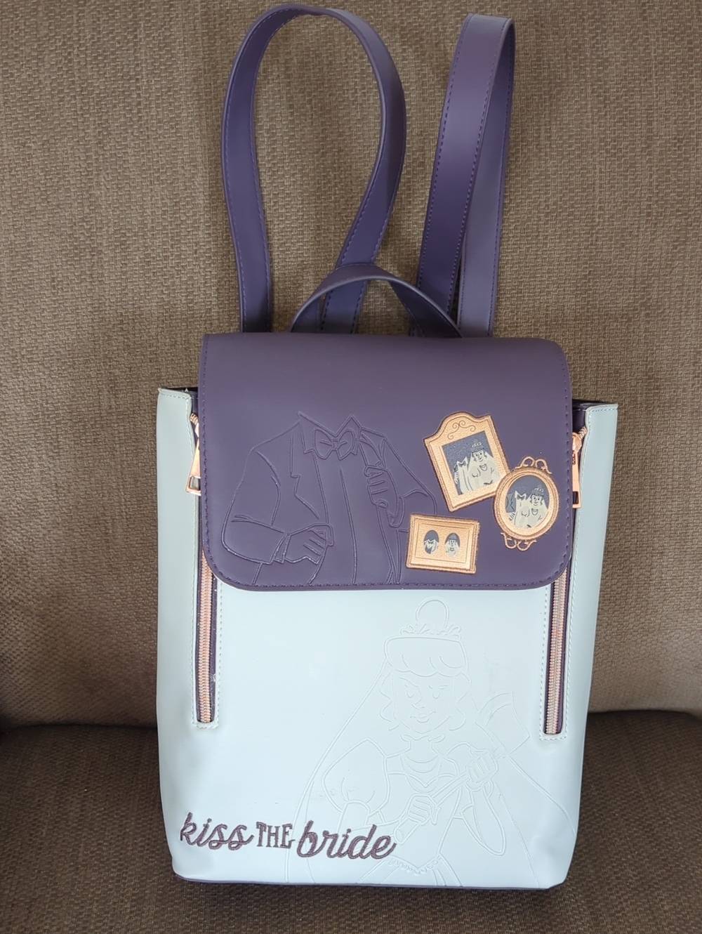 Disney Parks Haunted Mansion Kiss The Bride Backpack